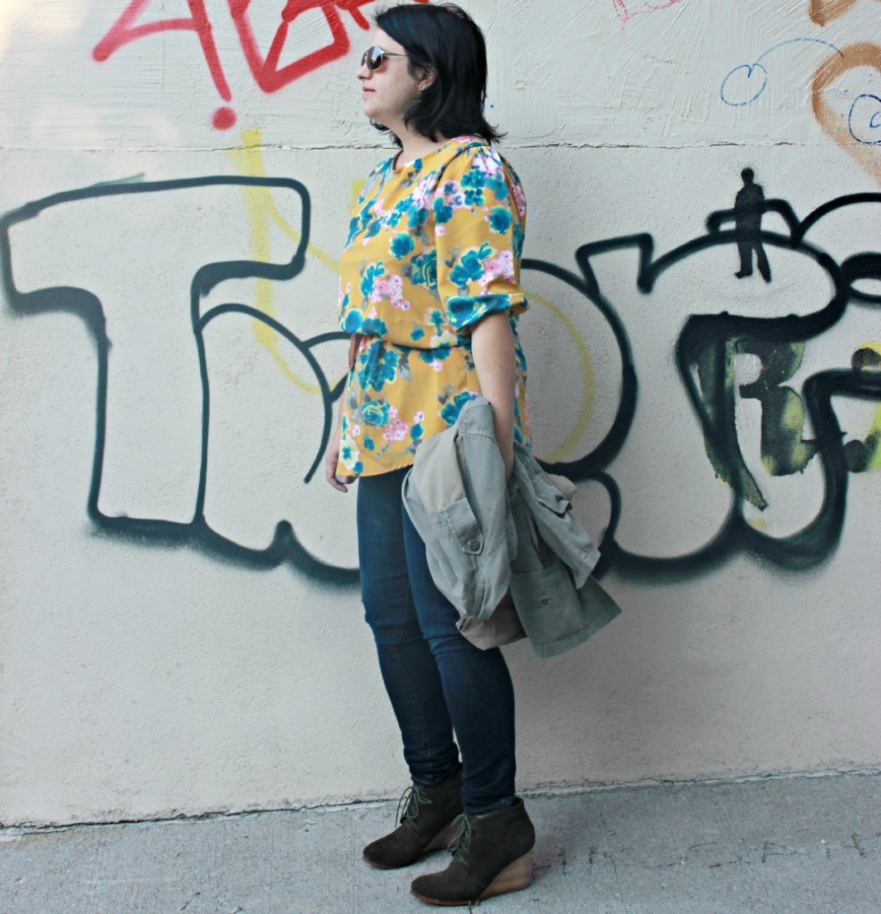 dress as tunic with skinny jeans