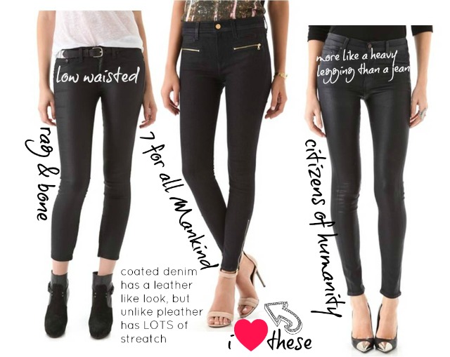 Waxed Denim; 3 different brands of Waxed Coated Denim ⋆ chic everywhere