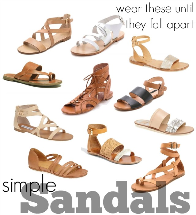 simple simple sandal