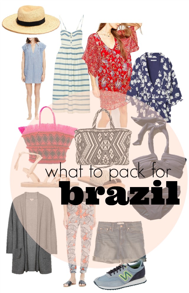 what to pack for brazil, brazil packing list
