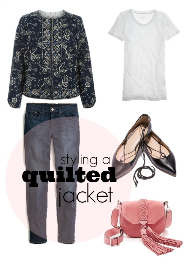 how to wear a quilted jacket, outfit makers