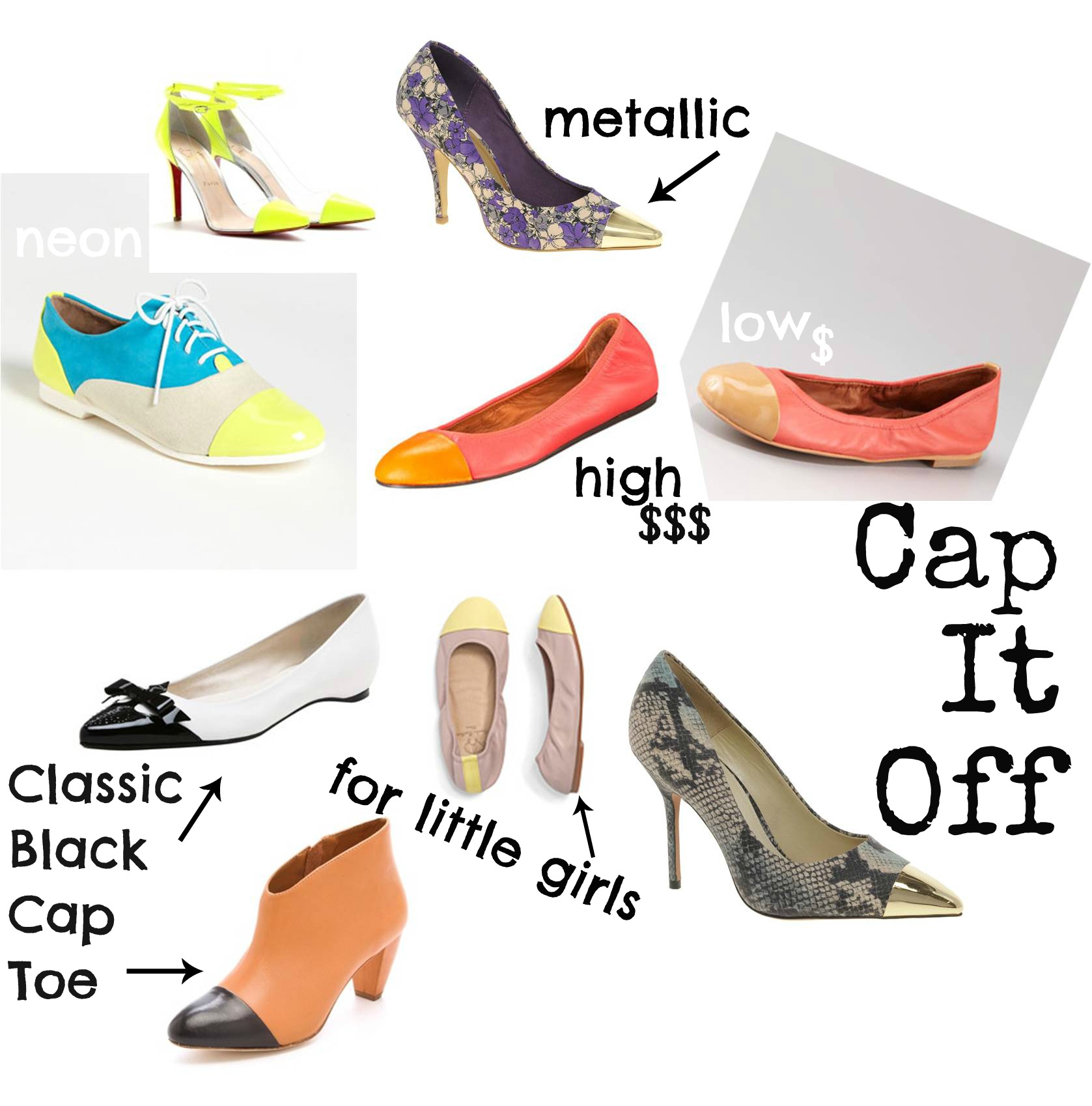 Cap Toe Shoes and Pumps ⋆ chic everywhere